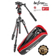Manfrotto Befree Advanced Live Carbon Trepied Cu Twist Si Cap Video