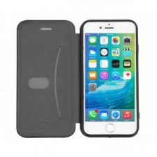 TnB Premium - Iphone 7 Folio Case And Magnetic Holder - Black - Husa