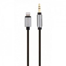 TnB Nylon Lightning Cable To 3.5 Mm Jack - 1M20 - Black - Cablu